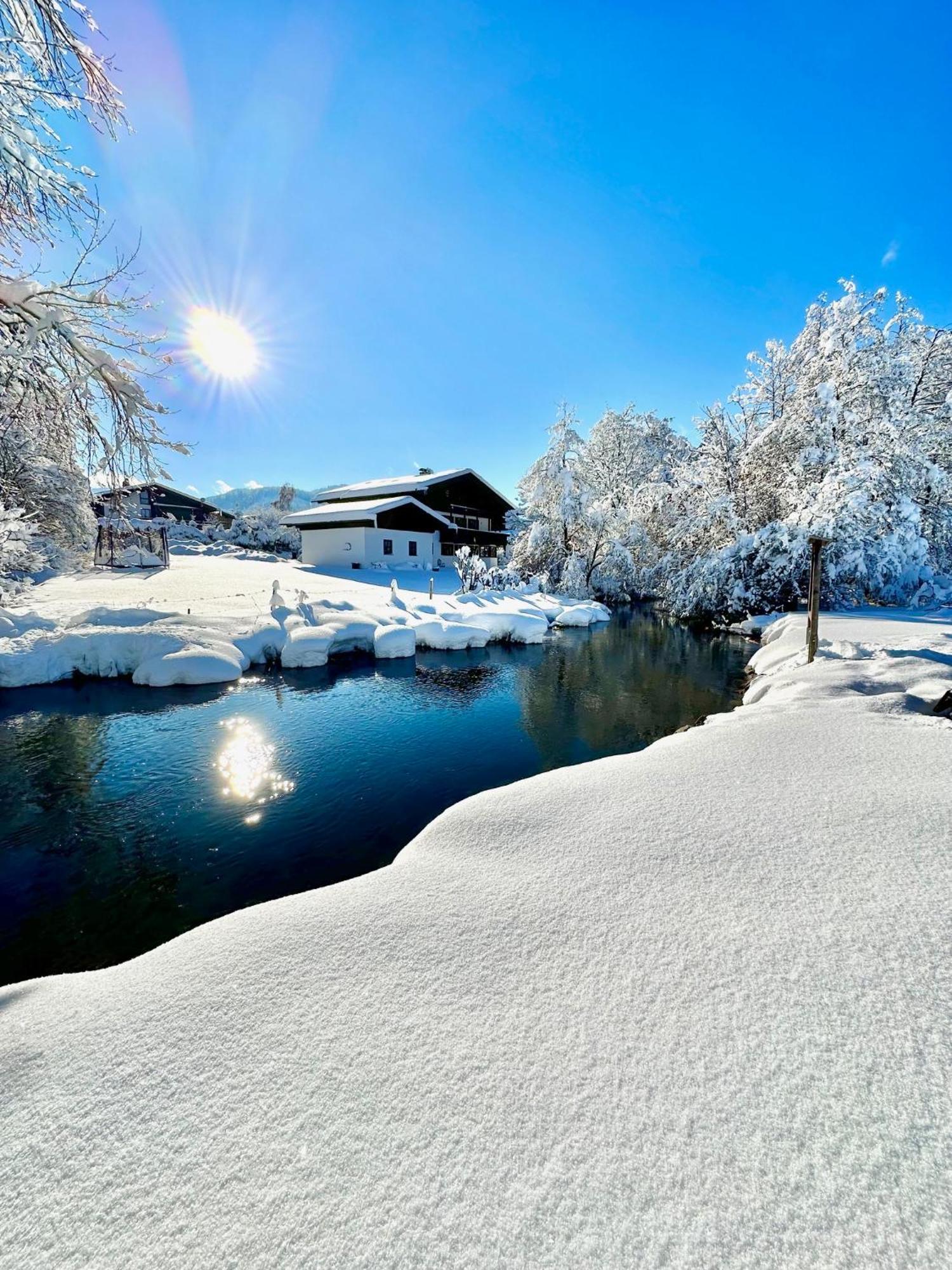 Alpenoase Schliersee - Grosse Suite Mit Sauna Oder Gemuetliche Studio Appartements Екстер'єр фото